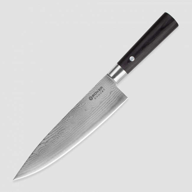 Нож поварской, 21,2 см, серия Damast Black, BOKER, Германия