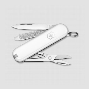 Нож швейцарский складной Classic SD Falling Snow, 7 функций, 4 см, VICTORINOX, Швейцария, VICTORINOX Swiss Army Keychain