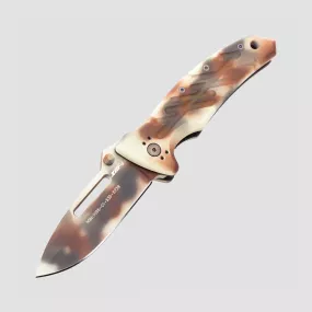 Нож складной XM -1 Desert Camo, 8,6 см, ONTARIO, США, 