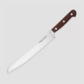 Нож для хлеба, 20 см, серия Classic Smoked Oak, BERGER CUTLERY, Германия, Classic Smoked oak BERGER CUTLERY