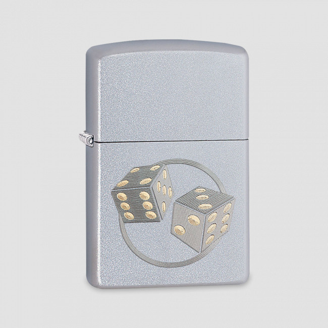 Зажигалка Classic Dice Satin Chrome, ZIPPO, США