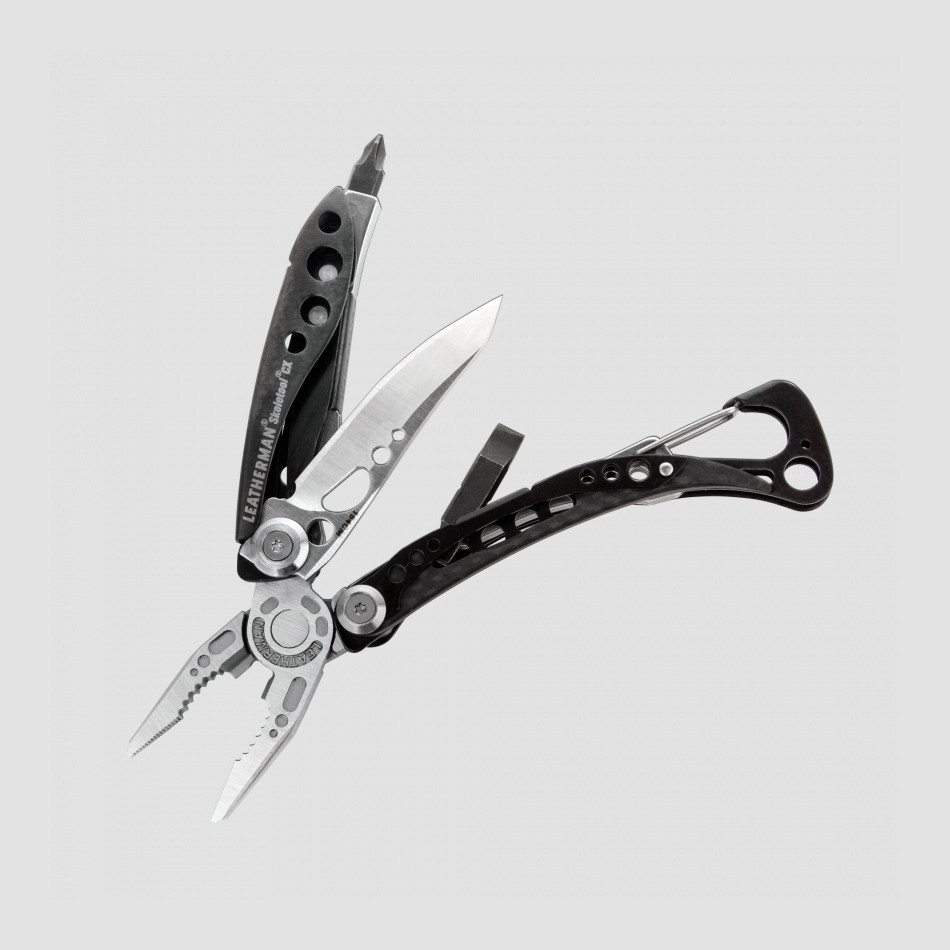 Мультитул Skeletool CX Gift, 7 инструментов, материал: нержавеющая сталь, цвет: черный, LEATHERMAN, США