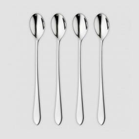 Набор из 4-х ложек с длинной ручкой для латте, серия Norton Bright, ROBERT WELCH, Великобритания, Столовые приборы и сервировка