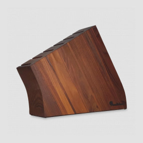 Подставка для 6-ти ножей KS023UTWN, 30 х 8 х 23 см, дерево ясень, WOODINHOME, Россия, WOODINHOME (Россия)