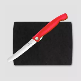 Набор из кухонного складного ножа для овощей и разделочной доски Swiss Classic, VICTORINOX, Швейцария, Ножи для овощей Victorinox