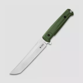 Нож с фиксированным клинком Senpai, Stonewash, сталь AUS8, олива, KIZLYAR SUPREME, Россия, Ножи танто