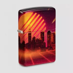 Зажигалка бензиновая Cyber City, ZIPPO, США, Зажигалки ZIPPO