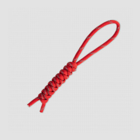Темляк из паракорда световозвращающий red, серия Cord Тип1, CORD, Россия, Темляки из паракорда CORD
