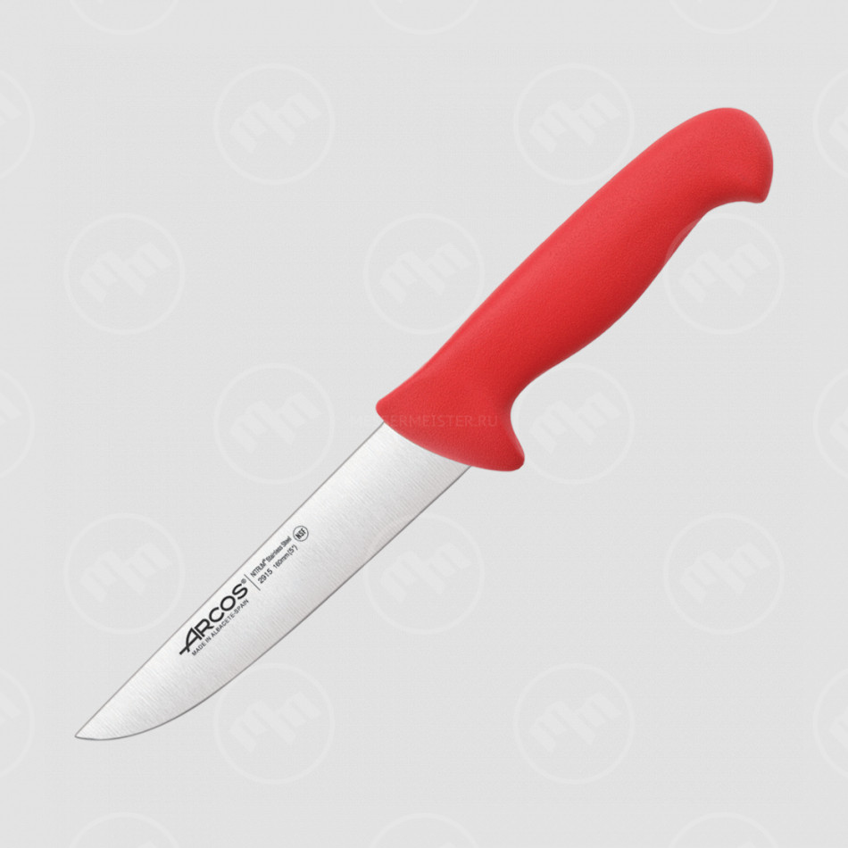 Нож кухонный для разделки 16 см, рукоять - красная, серия 2900, ARCOS, Испания