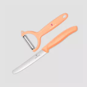Набор из овощечистки и столового ножа Swiss Classic Trend Colors, VICTORINOX, Швейцария, Ножи для овощей Victorinox