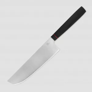 Нож кухонный накири для резки овощей NA160, 17,2 см, сталь N690, Black, OWL KNIFE, Россия, 