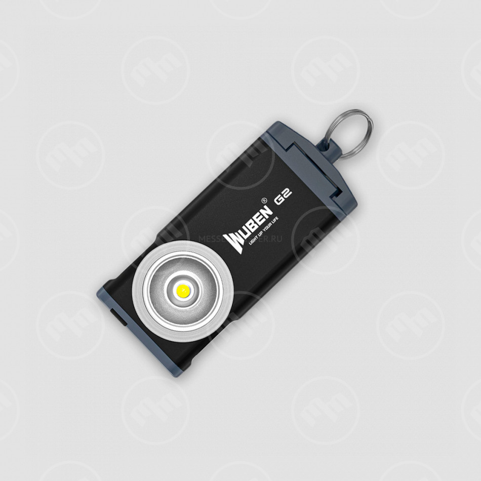 Фонарь-брелок светодиодный ручной G2, WUBEN, Китай
