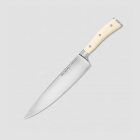 Профессиональный поварской кухонный нож 23 см, серия Ikon Cream White, WUESTHOF, Золинген, Германия, Немецкие поварские ножи