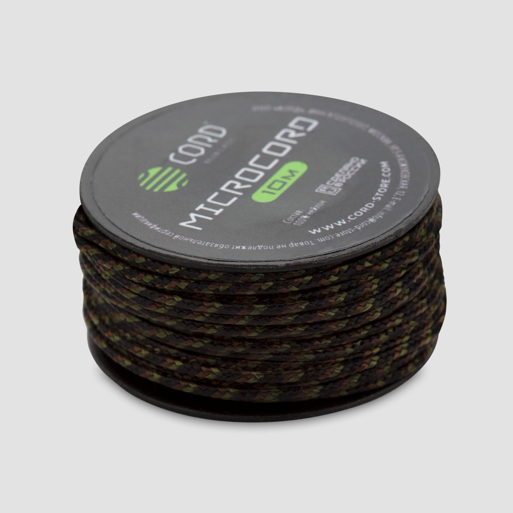 Микрокорд woodland, 10м, серия Cord Micro, CORD, Россия