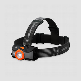 Фонарь аккумуляторный налобный, цвет: черно-оранжевый (502153), LED LENSER, Германия, Фонари налобные