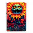 Зажигалка бензиновая Spooky Sunflower 540 Tumbled Brass, ZIPPO, США_00824770067376706578.jpg