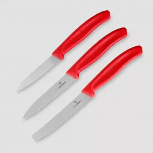 Набор из 3 кухонных ножей Swiss Classic, VICTORINOX, Швейцария, Для кухни VICTORINOX