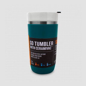 Термокружка Ceramivac, объем: 470 мл, цвет: бирюзовый, STANLEY, США, Термосы
