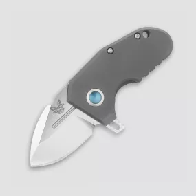 Нож складной Micro Pocket Rocket, 4,8 см, материал клинка: сталь порошковая сталь Crucible CPM 20CV, материал рукояти: сплав 6Al4V Titanium, BENCHMADE, США, Маленькие складные ножи