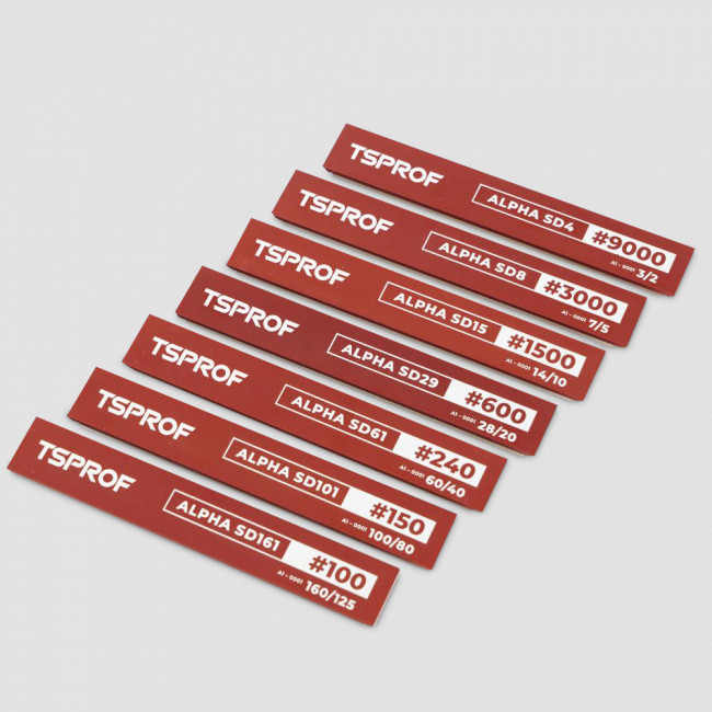 Набор алмазных брусков TSPROF Alpha SD161 - SD4, Техностудия «Профиль», Россия
