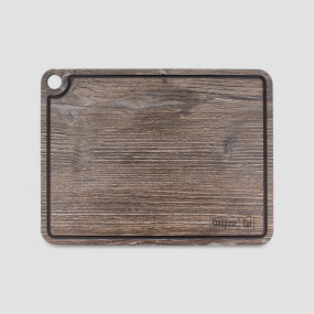 Доска композитная разделочная с желобом, 33x25 см, дуб прованс, серия Elegance, ComposeEat, Россия, COMPOSE EAT (Россия)