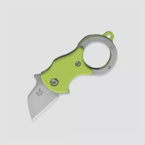 Нож складной - брелок Mini-Ta Green, 2,5 см, FOX, Италия, 