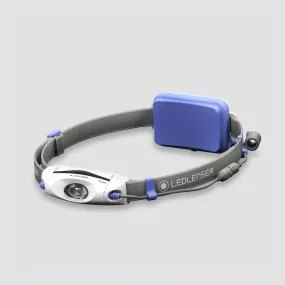 Фонарь налобный, цвет: синий (500918), LED LENSER, Германия, Налобный фонарь для рыбалки