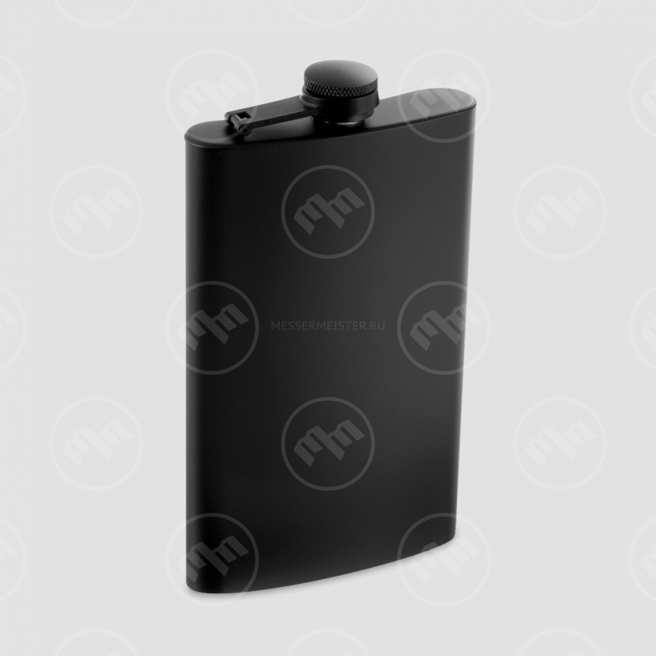 Фляга, 270 мл, сталь, черный, S. QUIRE, Италия