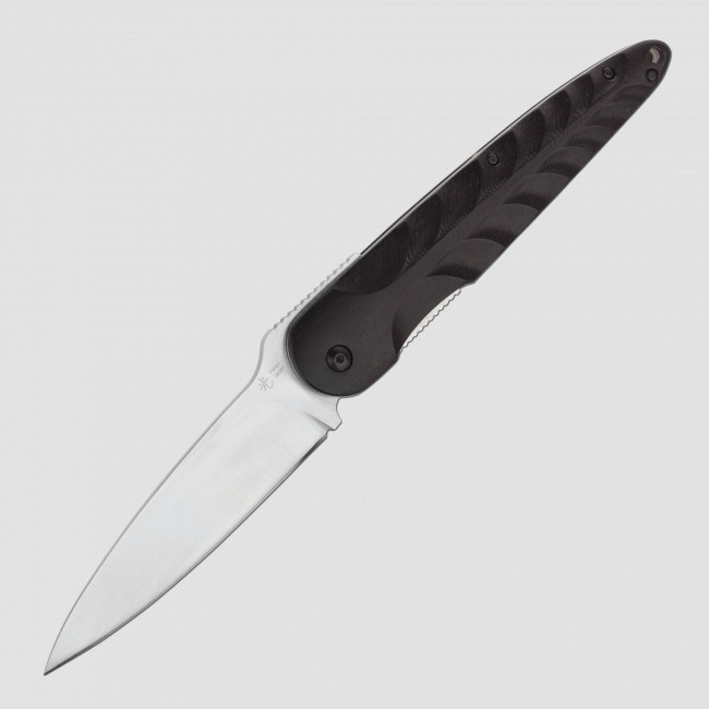 Нож складной Tactical Mino Kami, Ebony Wood Handles, HIKARI, Япония