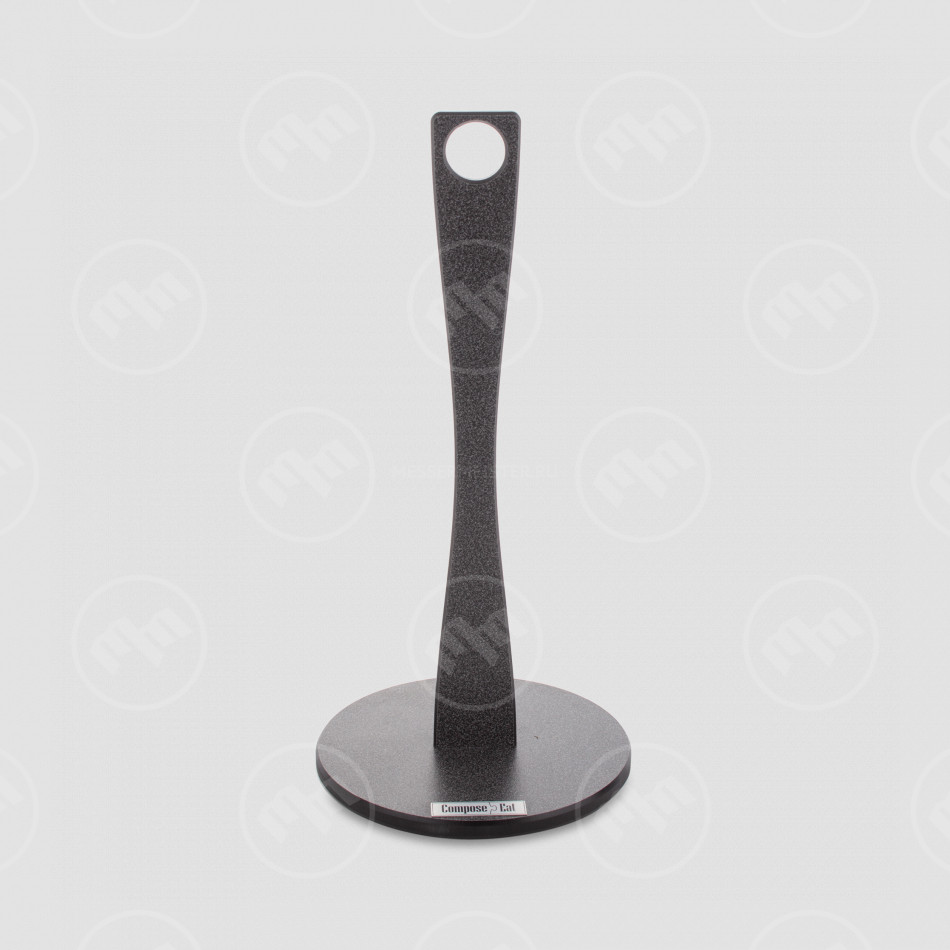 Держатель для бумажного полотенца, 31x15см, настольный, мрамор черный, композитный материал, серия Elegance, ComposeEat, Россия