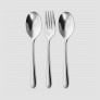 Набор столовых приборов для сервировки, 3 предмета, серия Kingham Bright, ROBERT WELCH, Великобритания