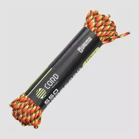 Паракорд 550 fireball, 10 м, серия Cord 550, CORD, Россия, Паракорд 550 CORD