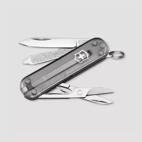 Нож швейцарский складной Classic SD Transparent Mystical Morning, 7 функций, 4 см, VICTORINOX, Швейцария, Для отдыха и туризма