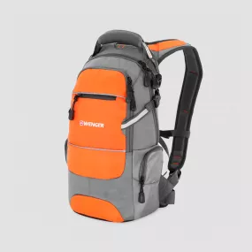 Рюкзак Narrow hiking pack, размер: 47 х 23 х 18 см, материал: полиэстер, цвет: серый, оранжевый, WENGER, Швейцария, Рюкзаки WENGER