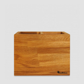 Подставка для кухонных принадлежностей US002ON, 22 х 11 х 18 см, дерево дуб, WOODINHOME, Россия, WOODINHOME (Россия)