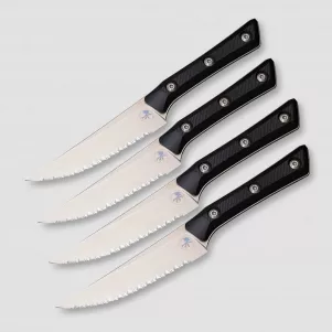 Набор столовых ножей для стейка, 4 штуки, MICROTECH, США, Кухонные ножи MICROTECH