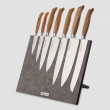 Набор кухонных ножей, 7 штук, на магнитной подставке ComposeEat, серия Ergo Line Olive, BERGER CUTLERY, Германия_00819160045846781198.jpg