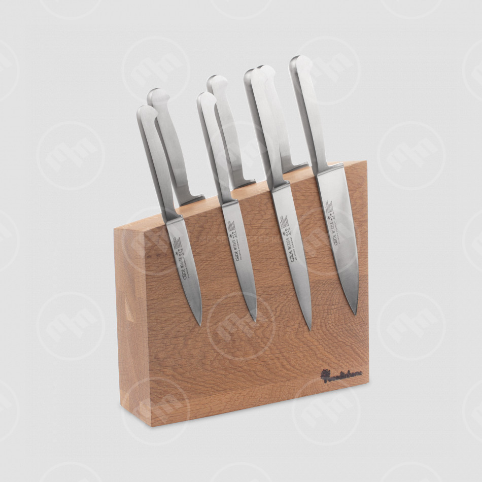 Набор из 7-ми кухонных ножей на подставке, серия Kappa, GUDE, Германия