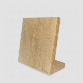Подставка магнитная для 5-и ножей KS002LSOW, 26 х 25 х 12,5 см, дерево дуб, WOODINHOME, Россия, Подставки для ножей