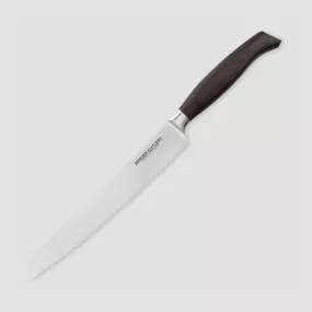 Нож для хлеба 22 см, серия Ergo Line Smoked Oak, BERGER CUTLERY, Германия, Ergo Smoked oak BERGER CUTLERY