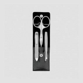 Набор маникюрный в кожаном футляре, цвет чёрный, 3 предмета, Twinox, ZWILLING J.A. HENCKELS, Германия, ZWILLING J.A. HENCKELS (ГЕРМАНИЯ)