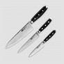 Набор из 3-х кухонных ножей поварская тройка, серия GOU, YAXELL, Япония