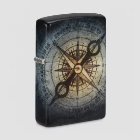 Зажигалка бензиновая Compass Ghost, ZIPPO, США, Зажигалки ZIPPO