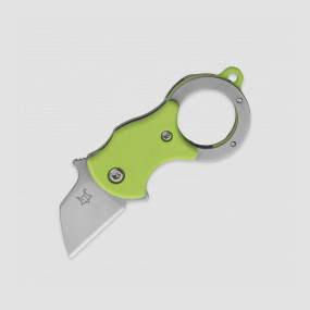 Нож складной - брелок Mini-Ta Green, 2,5 см, FOX, Италия, 
