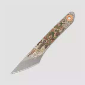 Нож с фиксированным клинком Koi, 3,4 см, N.C. CUSTOM, Россия, Ножи скрытого ношения