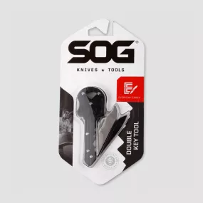 Нож - брелок cкладной Double Key Tool, 3,8 см, SOG, США, Мультитулы SOG