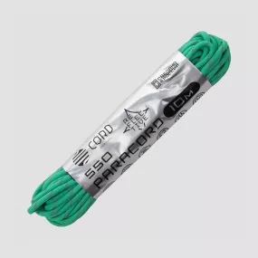 Паракорд 550 световозвращающий teal, 10 м, серия Cord 550, CORD, Россия, Паракорд 550 CORD